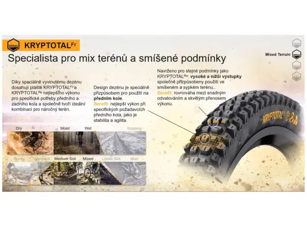 Continental Kryptotal Trail Endurance 27,5x2,40" TLR E-25 MTB opona kevlar przedni