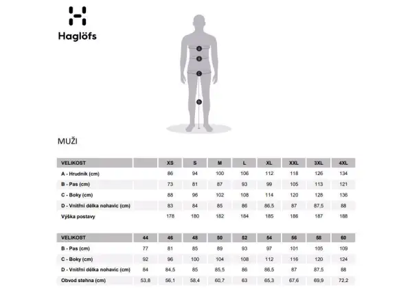 Haglöfs ROC Lite Standard męskie szorty czarna
