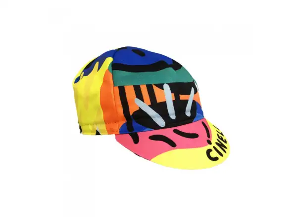 Cinelli DEEP LOVE DIVE czapka rowerowa niebieska/zielona/żółta