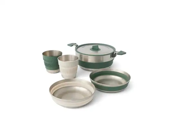Sea to Summit Detour Stainless Steel Collapsible One Pot Cook Set 3L składany garnek w zestawie