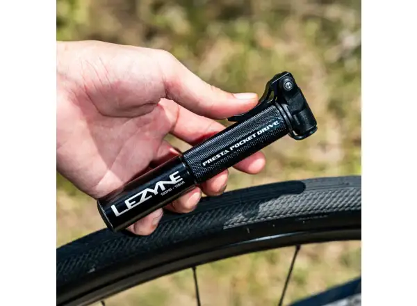 Lezyne Presta Pocket Drive pompka Black/Gold