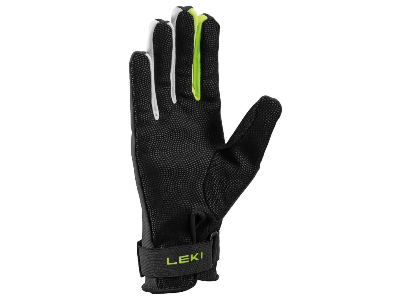 Leki Guide rękawice Charcoal/Neon yellow/White
