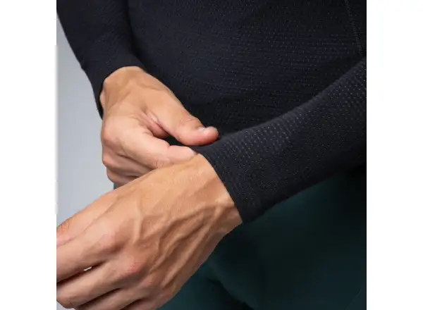 Alé Intimo Merino męska bielizna termoaktywna z długim rękawem Black