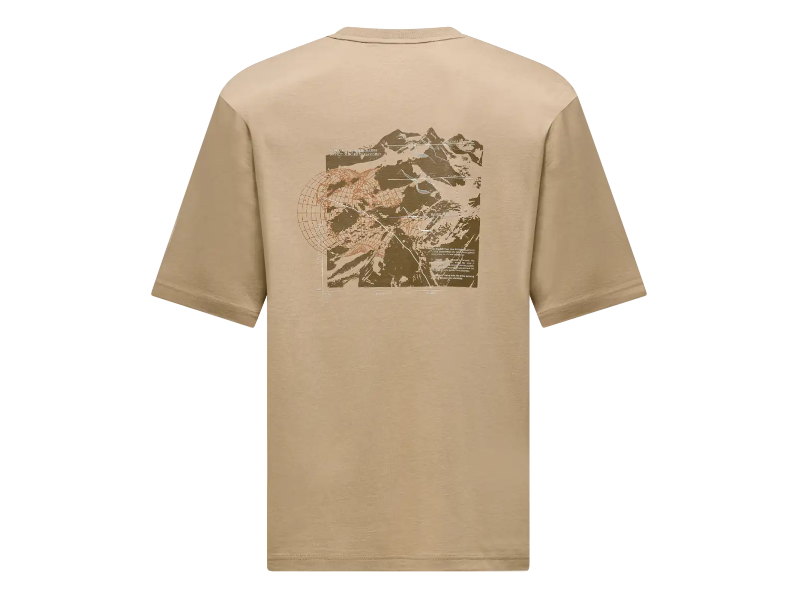 Salewa Eagle Glacier Loose T-shirt męska koszulka krótki rękaw Quicksand