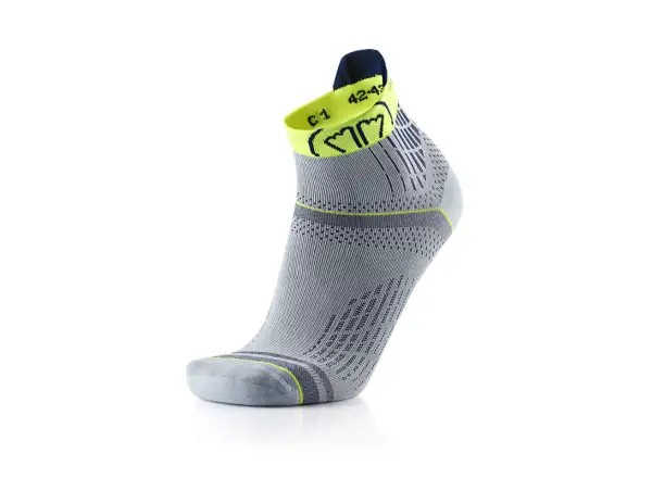Sidas Run Feel skarpetki Grey/Yellow