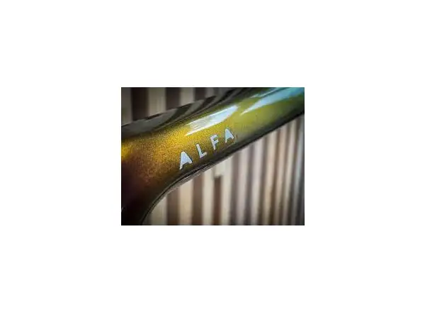 Allied Cycle Works Alfa Disc szosowy zestaw ram Harlequin Magenta to gold