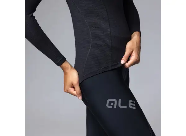 Alé Intimo Merino damska bielizna termoaktywna z długim rękawem Black