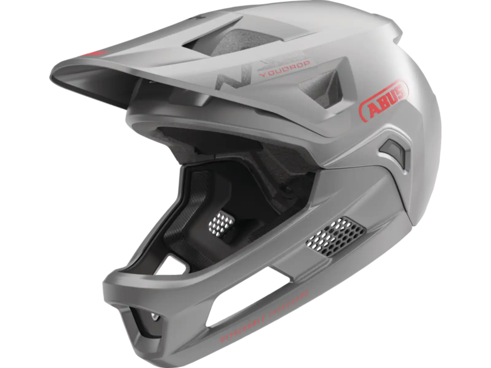 Abus YouDrop FF kask dziecięcy Ti Silver