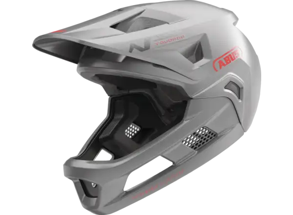 Abus YouDrop FF kask dziecięcy Ti Silver