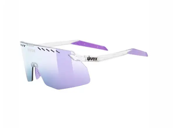 Uvex Pace Stage S okulary rowerowe Cler/Mirror Pink