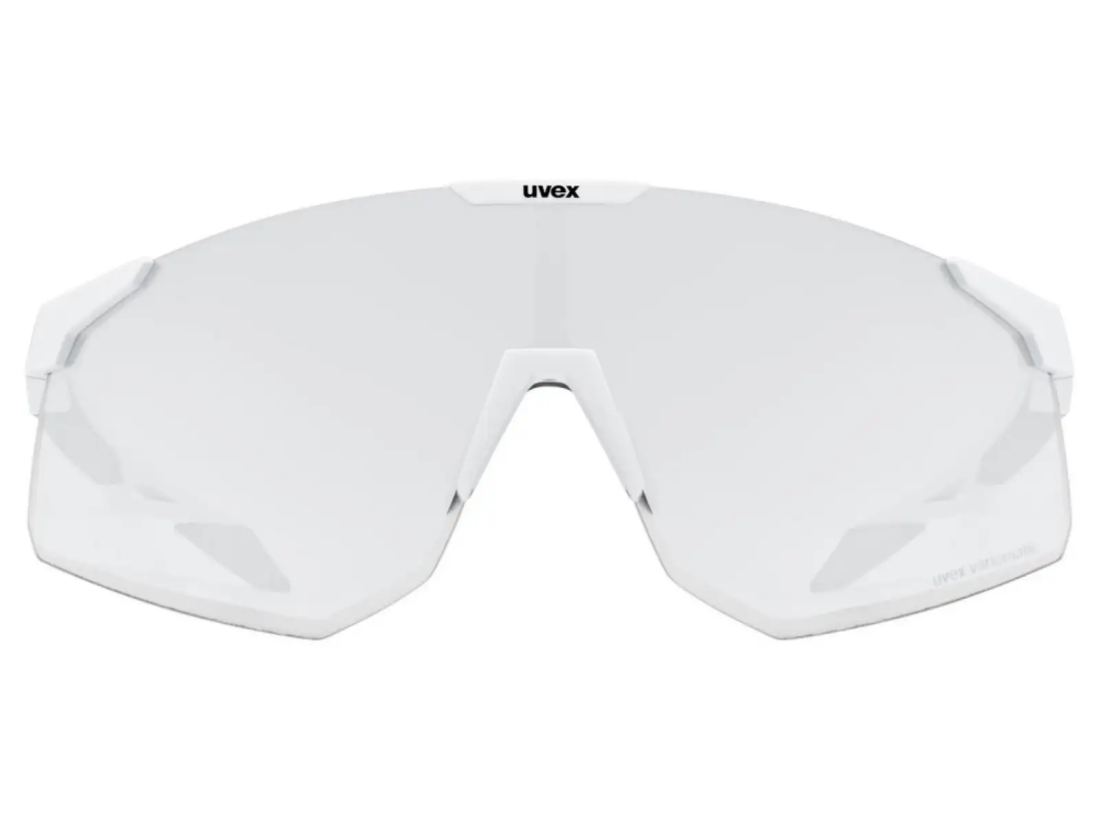 Uvex Pace Perform Variomatic okulary White Matt/LTM. Silver