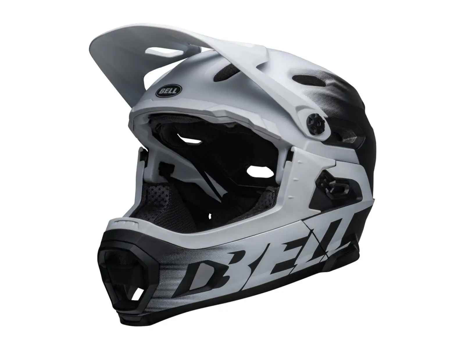 Bell Super DH Spherical kask Mat Black/White