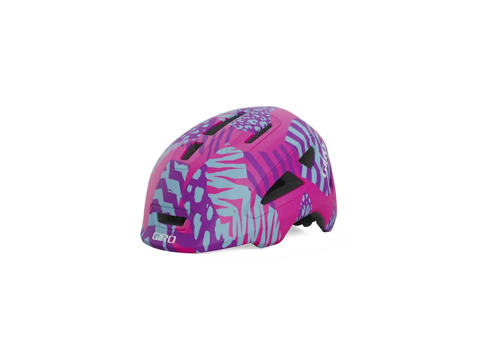 Giro Scamp II dziecięcy kask Mat Pink Animal