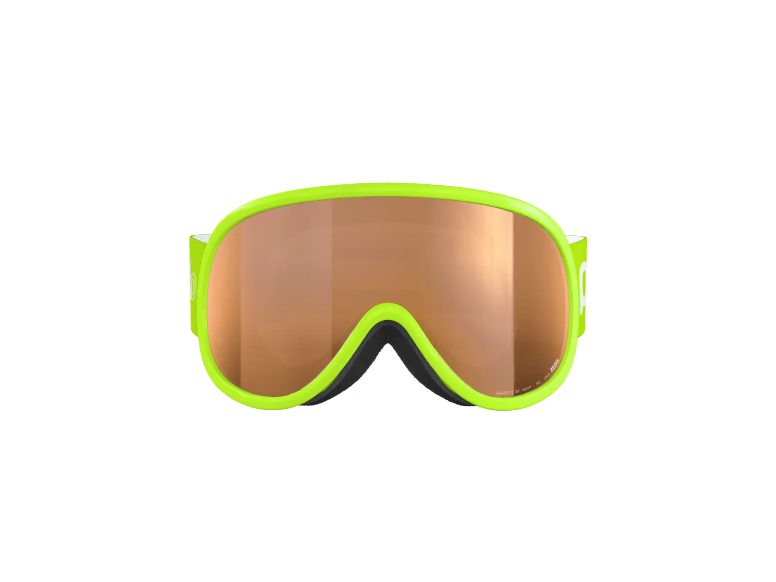 POC POCito Retina dziecięce gogle narciarskie Fluorescent Yellow/Green/Partly Sunny Light Orange