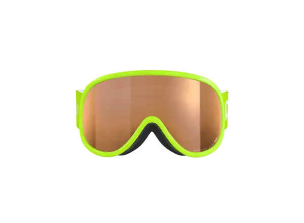 POC POCito Retina dziecięce gogle narciarskie Fluorescent Yellow/Green/Partly Sunny Light Orange
