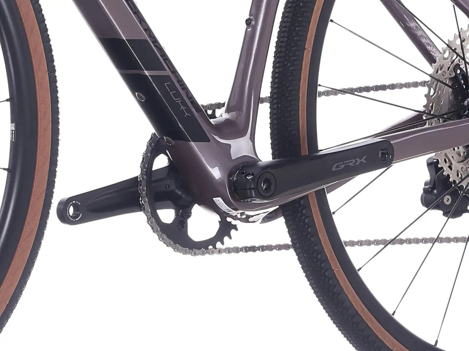 Rock Machine Lukk Cr 70 gravel rower Gloss Purple Garnet
