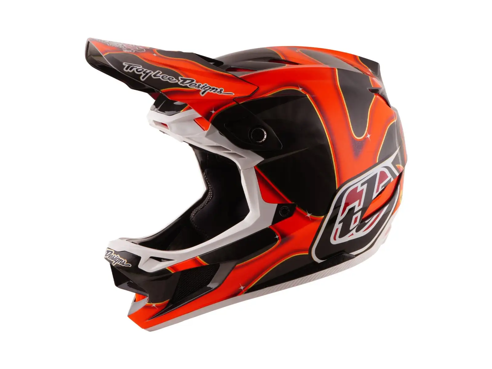 Troy Lee Designs D4 Carbon Red Bull Rampage kask Dreamland Black
