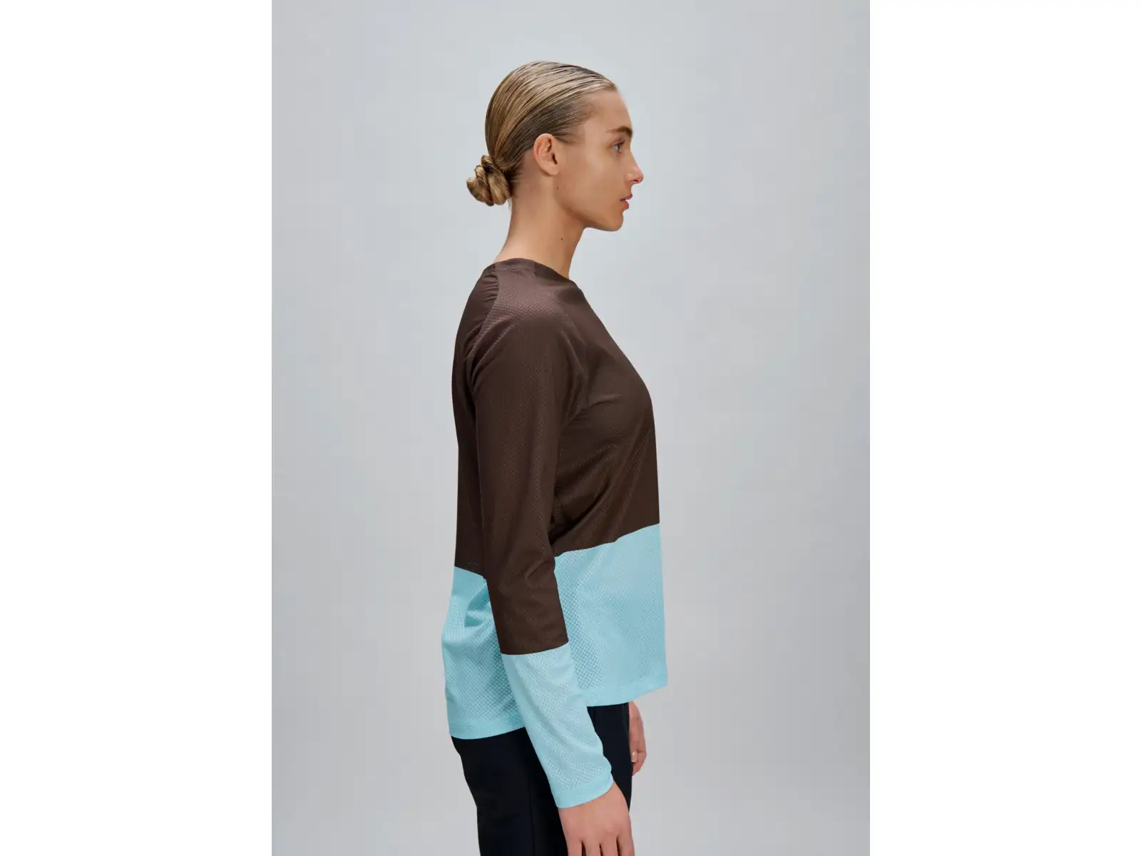 POC Motion Air damska koszulka z długim rękawem Bronzite Brown/Lazurite Blue
