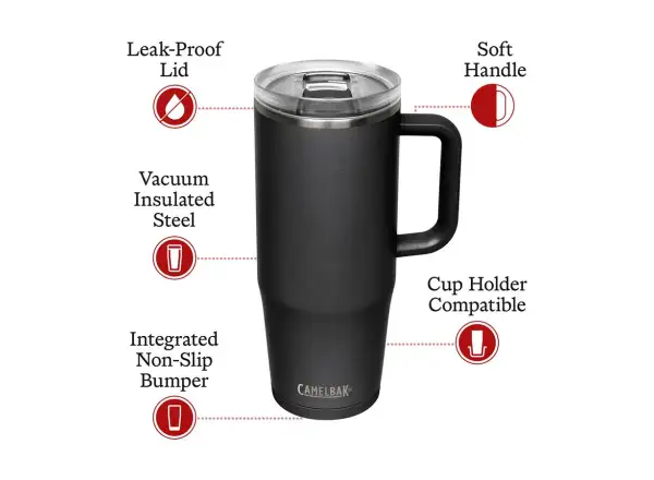 Camelbak Thrive Mug VSS kubek termiczny 1 l Black