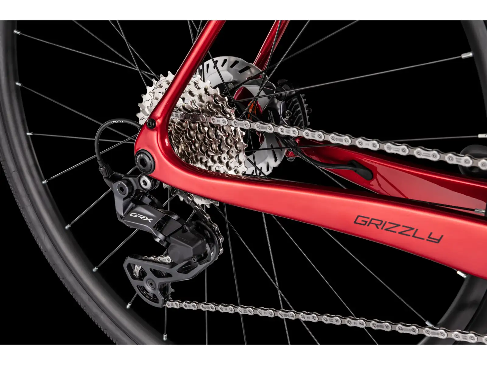 4Ever Grizzly Race rower gravel Flame red