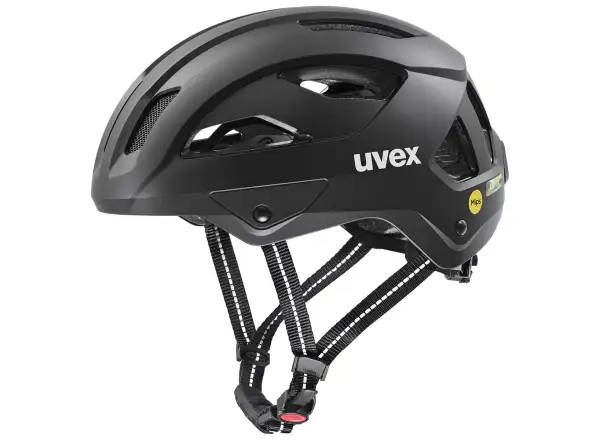 Uvex City Stride mips (Hiplok ready) kask Black Matt