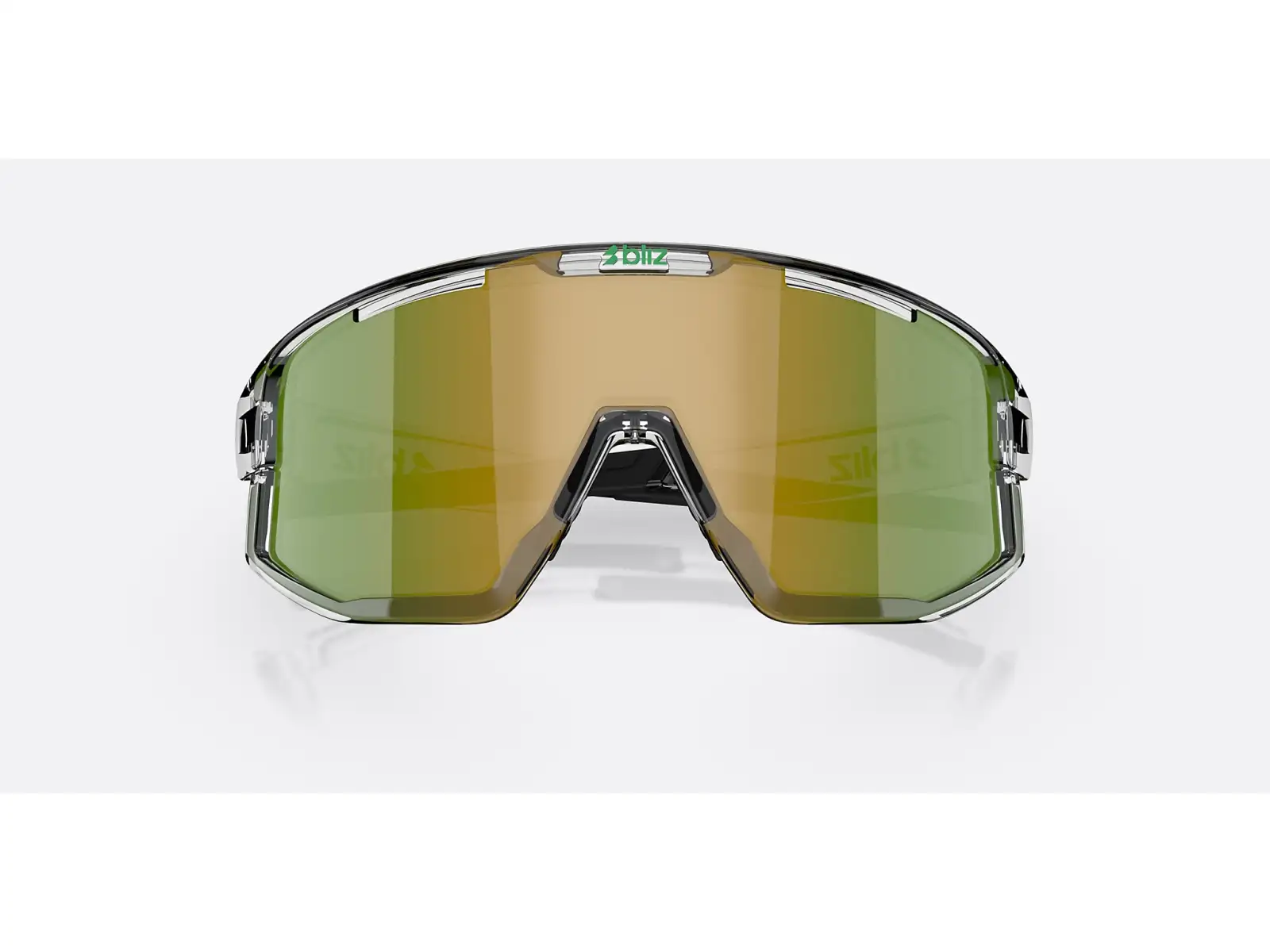Bliz Fusion okulary przeciwsłoneczne Transparent White/Brown Green Multi