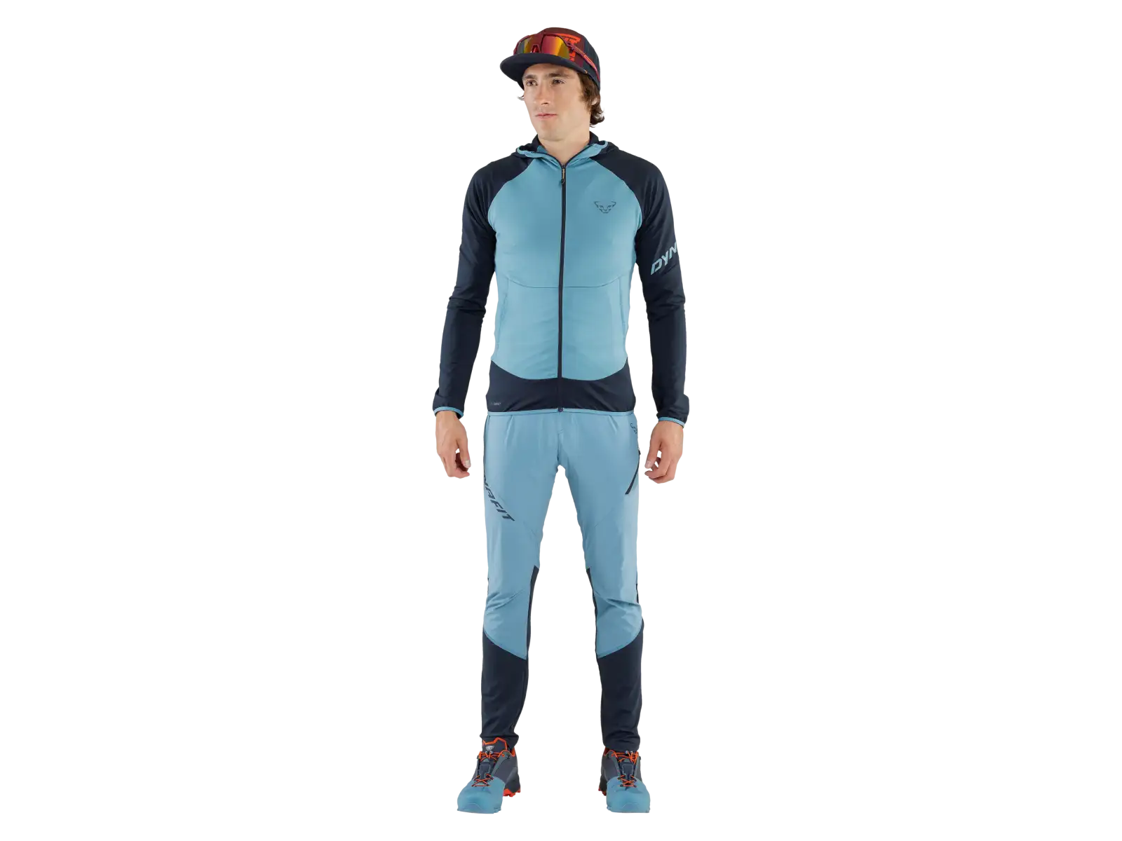 Dynafit Transalper Hybrid męskie spodnie funkcyjne Storm Blue