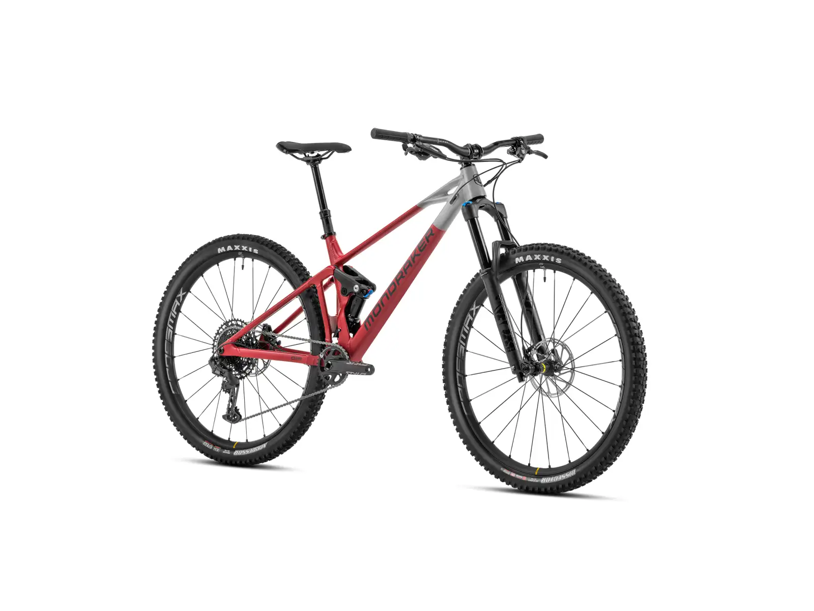 Mondraker Raze R rower w pełni amortyzowany cherry red/nimbus grey