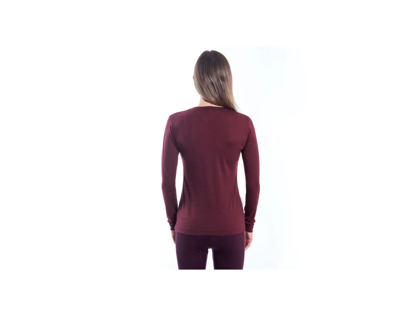 Sensor Merino Air PT Hills damska koszulka długi rękaw Port Red