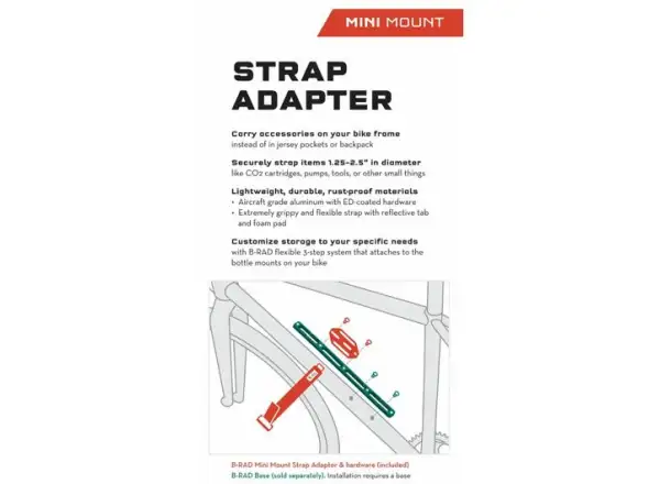 Wolf Tooth adapter B-RAD Mini Strap/uchwyt akcesoriów