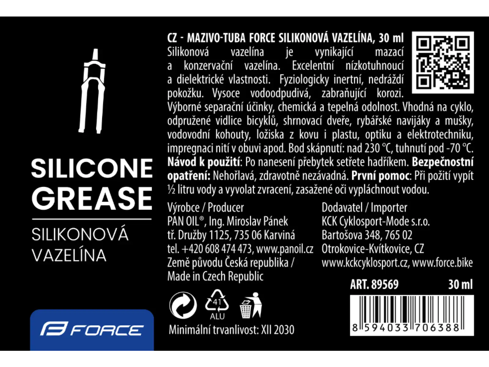 Force silikonowa wazelina 30ml
