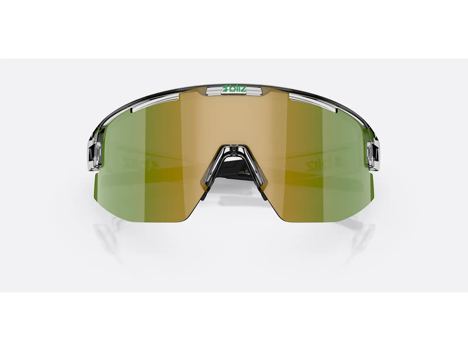 Bliz Matrix okulary przeciwsłoneczne Transparent White/Brown Green Multi