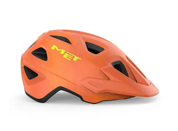 MET Eldar kask rowerowy pomarańczowy matowy rozmiar UNI