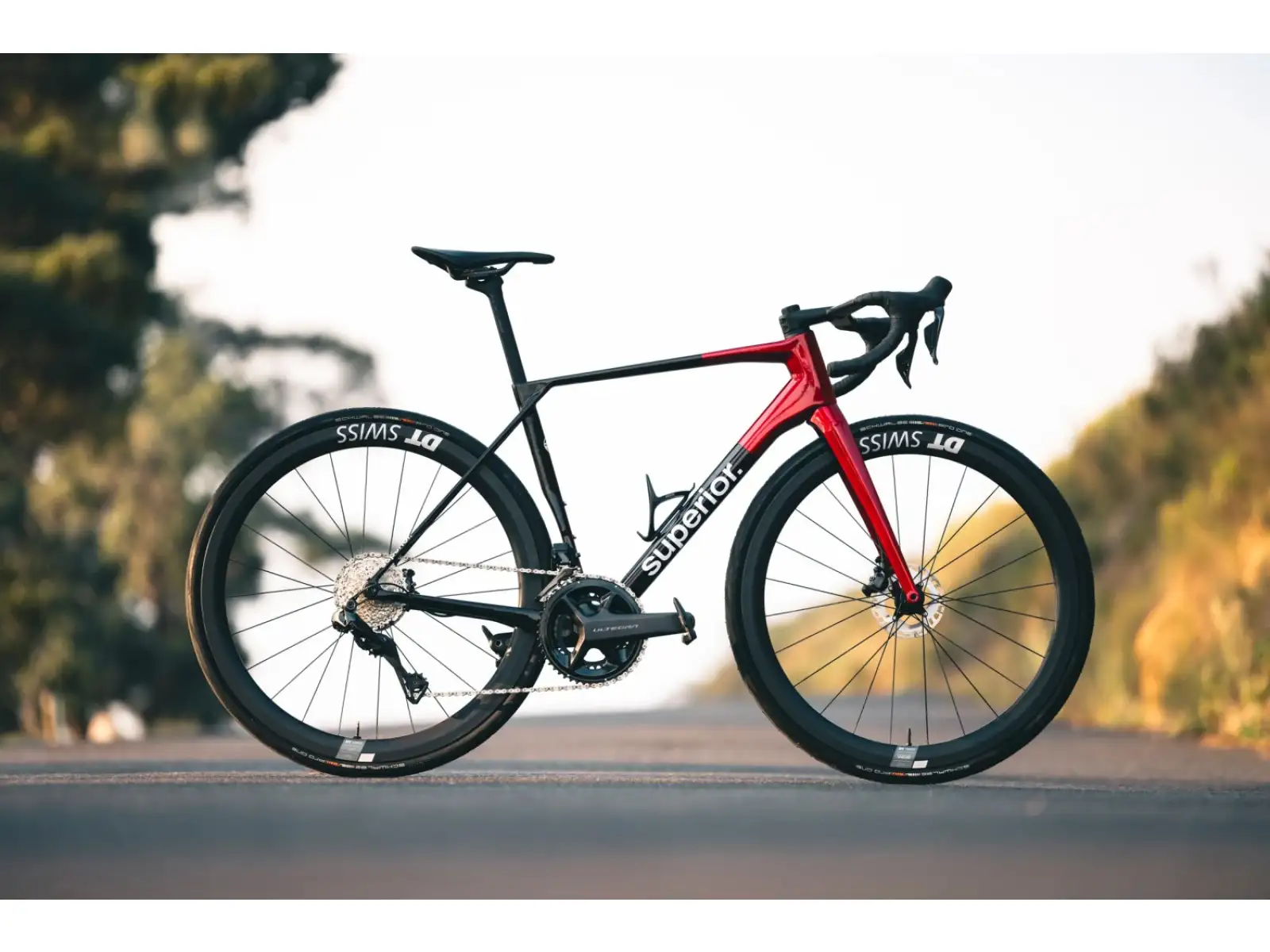 Superior X-Road 9.8 GF rower szosowy gloss carbon red