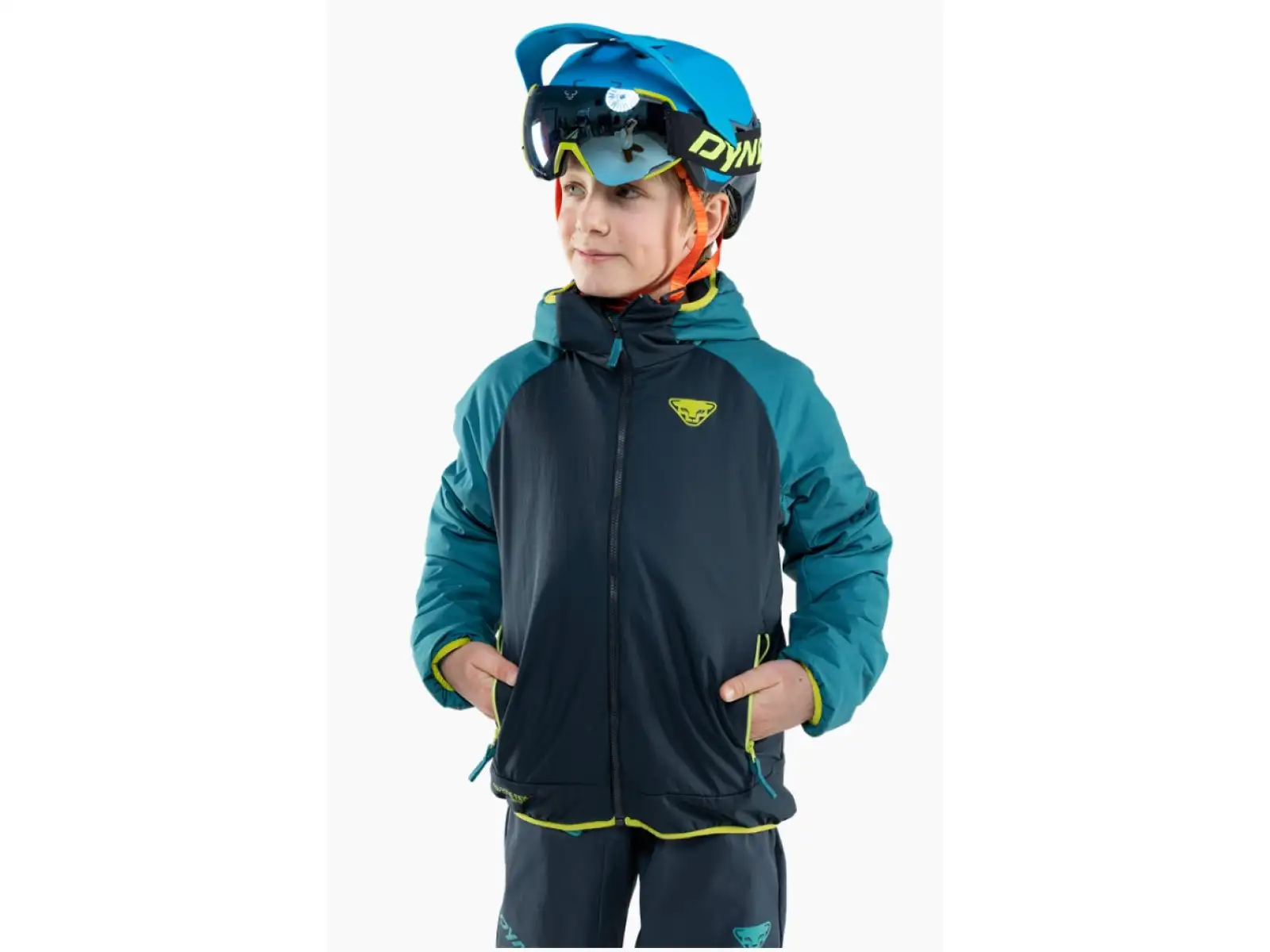 Dynafit Youngstar Infinium Insulation dziecięca kurtka Mallard Blue