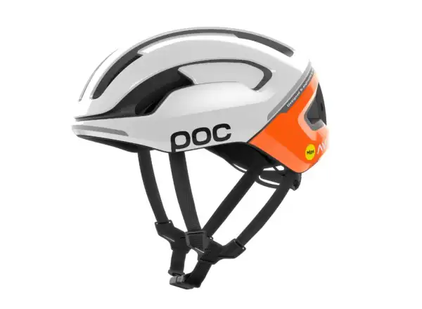 POC Omne Beacon MIPS rowerowy kask Fluorescent Orange AVIP/Hydrogen White