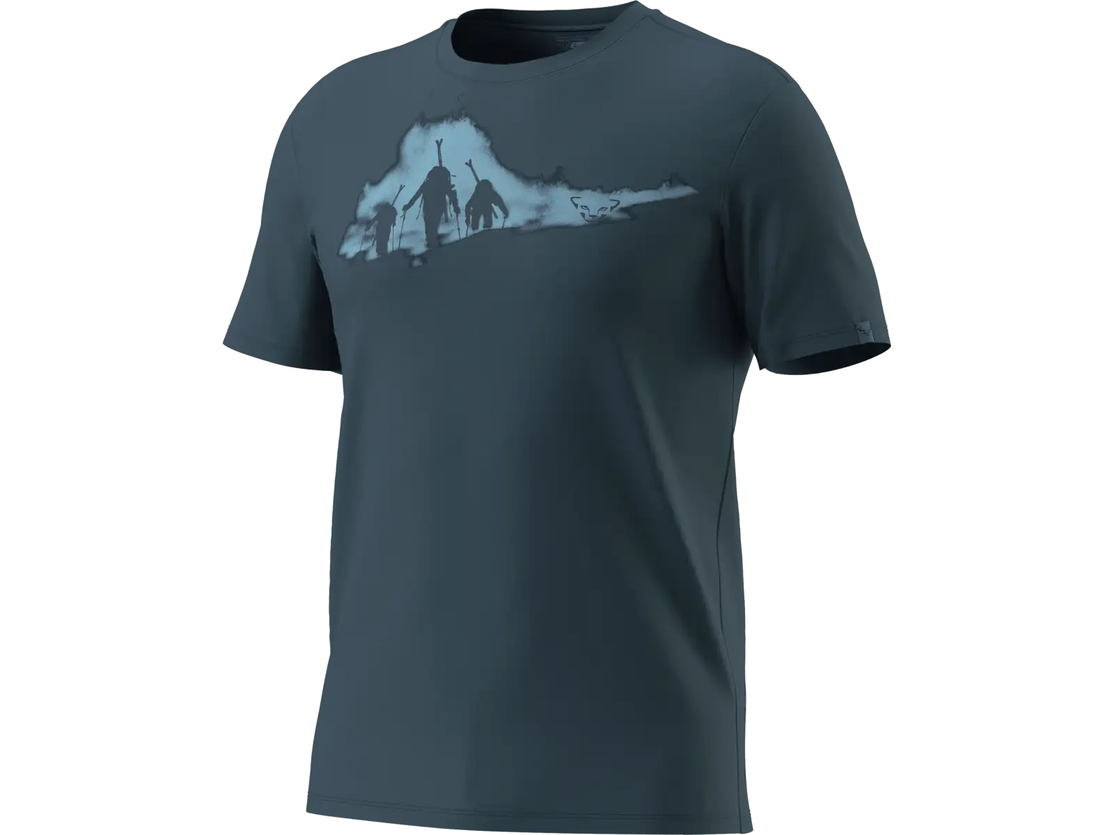 Dynafit Graphic Cotton męska koszulka krótki rękaw Smoke Blue/Tabloid
