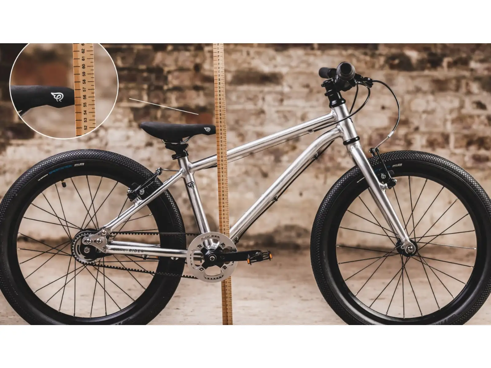 Early Rider Belter 20 rower dziecięcy Brushed Aluminium