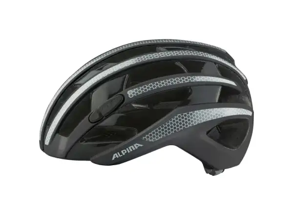 Alpina Ravel Reflective kask Black Gloss