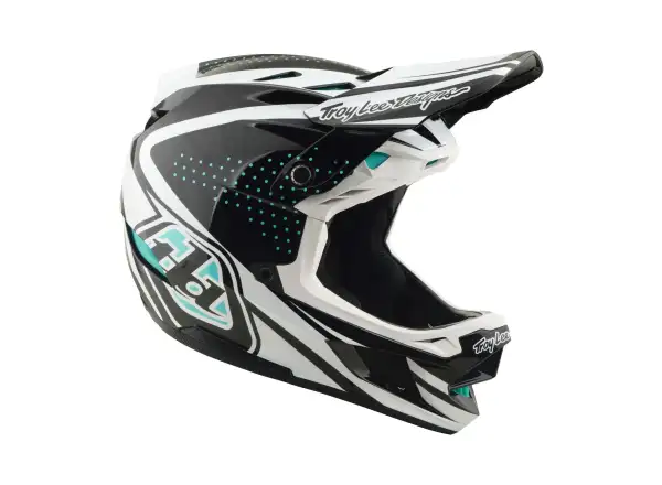 Troy Lee Designs D4 Polyacrylite MIPS kask Line Charcoal/White
