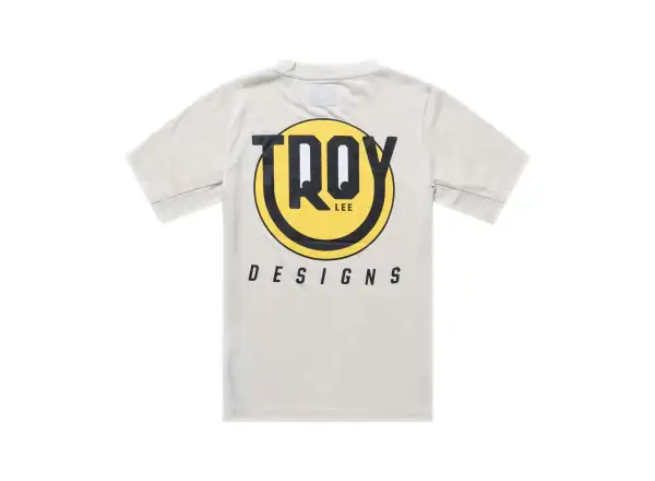 Troy Lee Designs Youth Skyline Ride koszulka dziecięca z krótkim rękawem Tee Happy Pumice