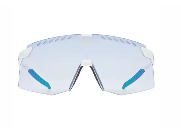 Uvex Pace Stage Variomatic okulary White Matt/Mirror Blue