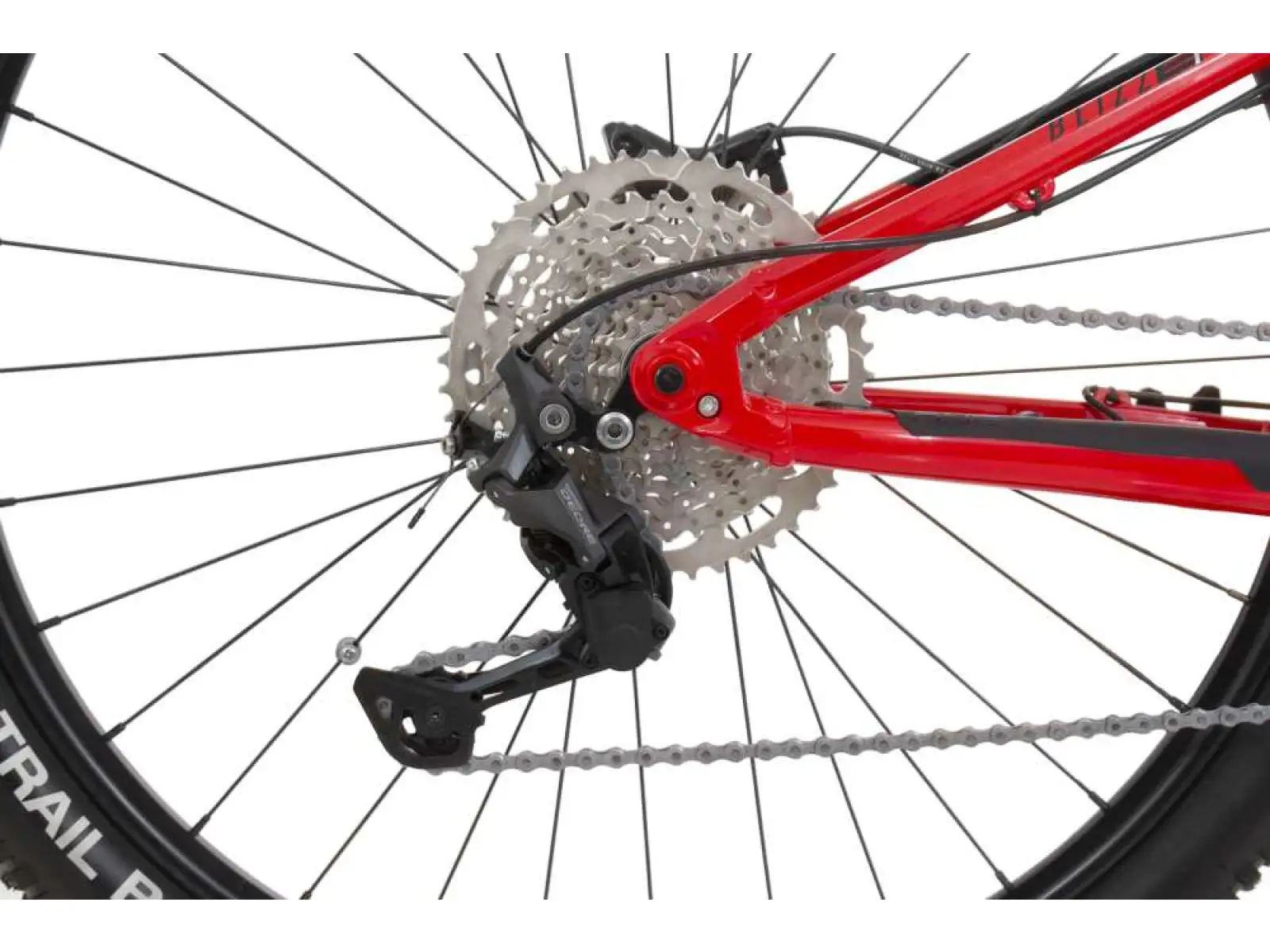 Rock Machine Blizz INT e40-29 górski rower elektryczny gloss red/silver/black
