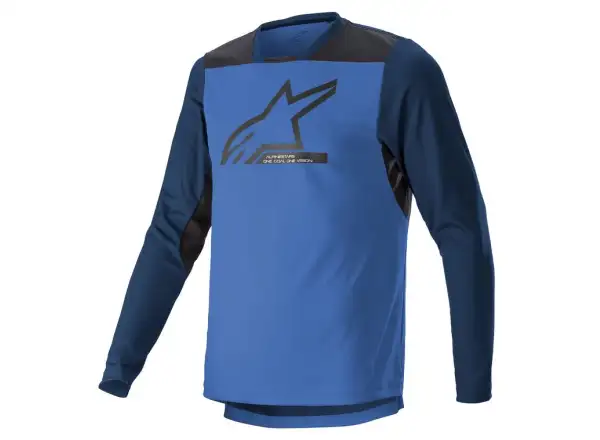 Alpinestars Drop 6.0 V2 męska koszulka z długim rękawem Mid Blue/Black