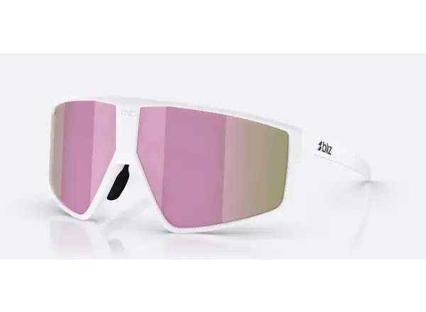 Bliz P002 okulary przeciwsłoneczne Matte White/Brown/Pink