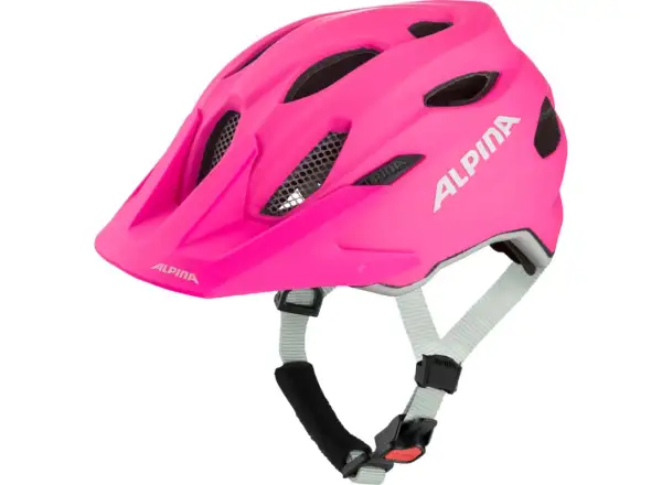 Alpina Carapax JR. rowerowy kask Shocking Pink Matt