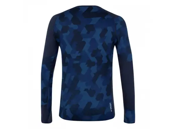 Salewa Cristallo Warm męska koszulka długi rękaw Navy Blazer