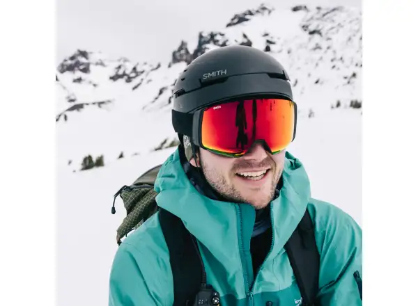 Smith 4D Mag gogle narciarskie Black / ChromaPop Sun Red Mirror (2 szyby)
