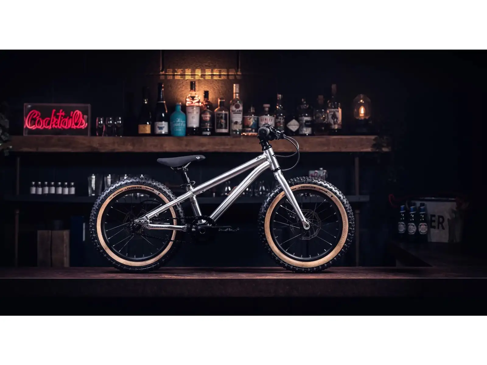 Early Rider Hellion 16 rower dziecięcy Brushed Aluminium