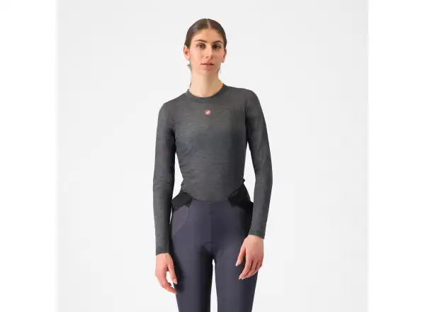 Castelli Medio Base Layer damska warstwa bazowa długi rękaw Melange Gray